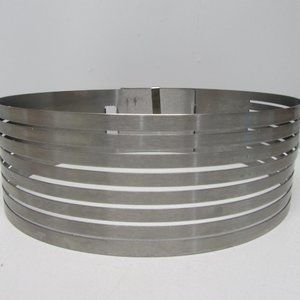 NWT! Zenker Steel Adjustable Layer Cake / Torte Slicing Ring